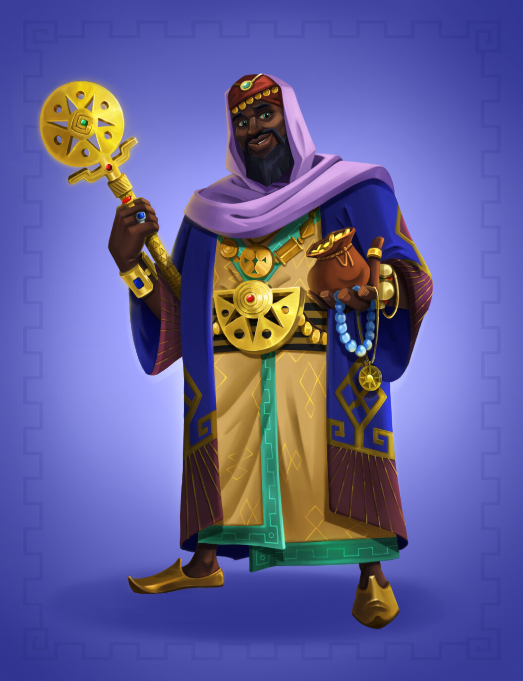 ArtStation - Mansa Musa Character design