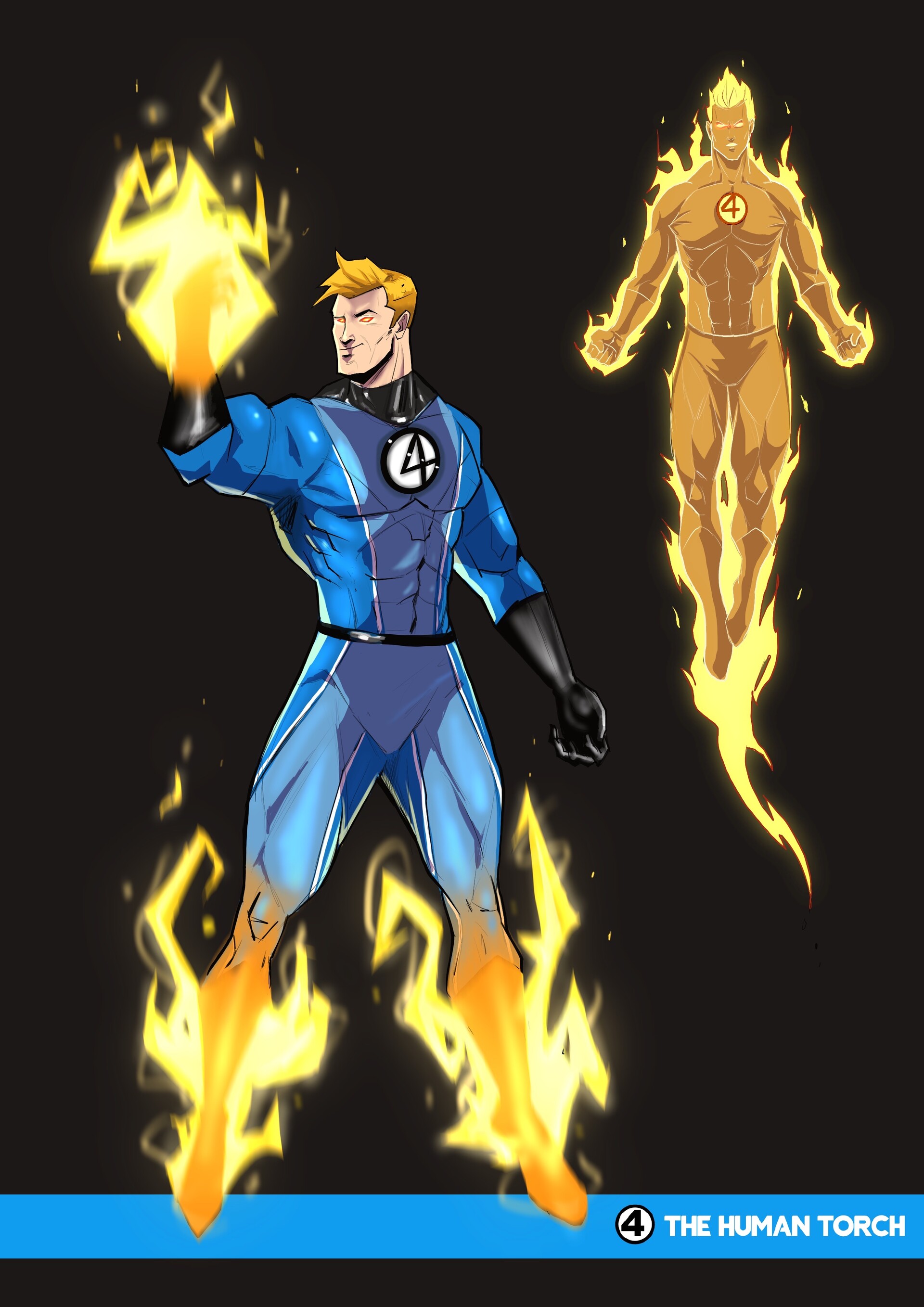 ArtStation The Human Torch