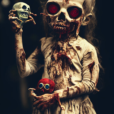Dark philosophy darkphilosophy zombie child holding a voodoo doll 5cef2aa8 860d 4a1c 9614 3cf22d3b0ba0