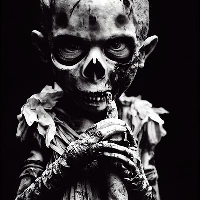 Dark philosophy darkphilosophy zombie child holding a voodoo doll 63e75f5d c085 4071 a447 a24d60b3d48a 1
