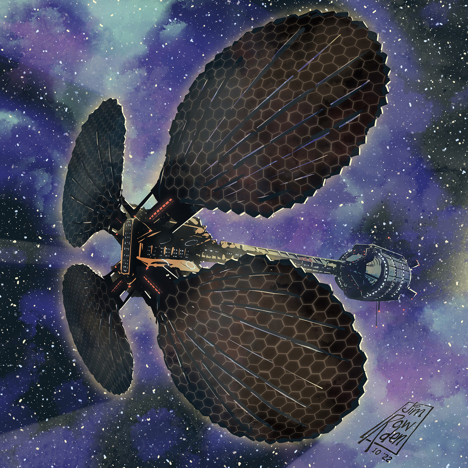 (Space)Ship 023 (Inktober 2022 - Day 4)