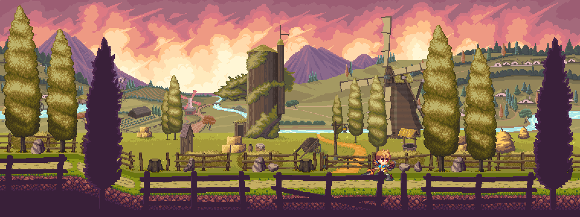 Animated Free Village 