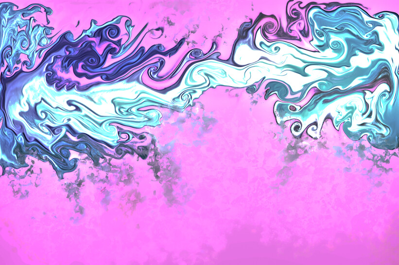 purchase version 6 prints here:  https://donlawrenceart.artstation.com/store/prints/WgjnX/blue-and-pink-fluid-pour-abstract-art-6