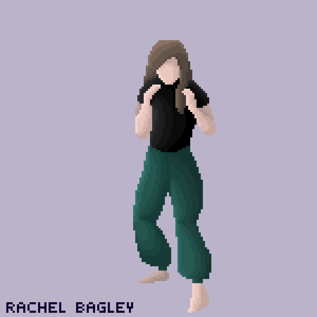 Rachel Bagley Pixel Wheel Kick