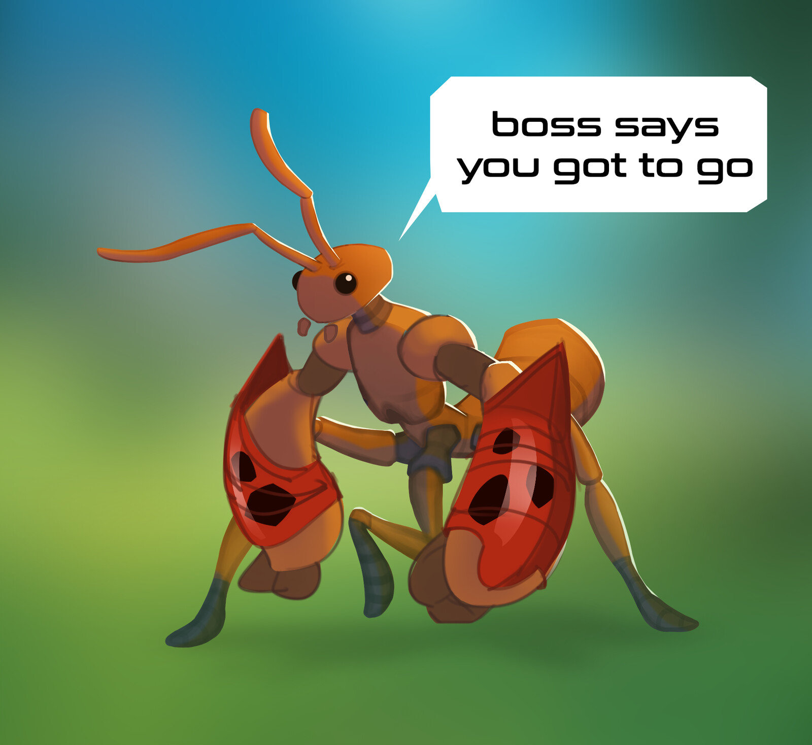 brute arms with ladybug armour, learned from harvesting Ladybug DNA