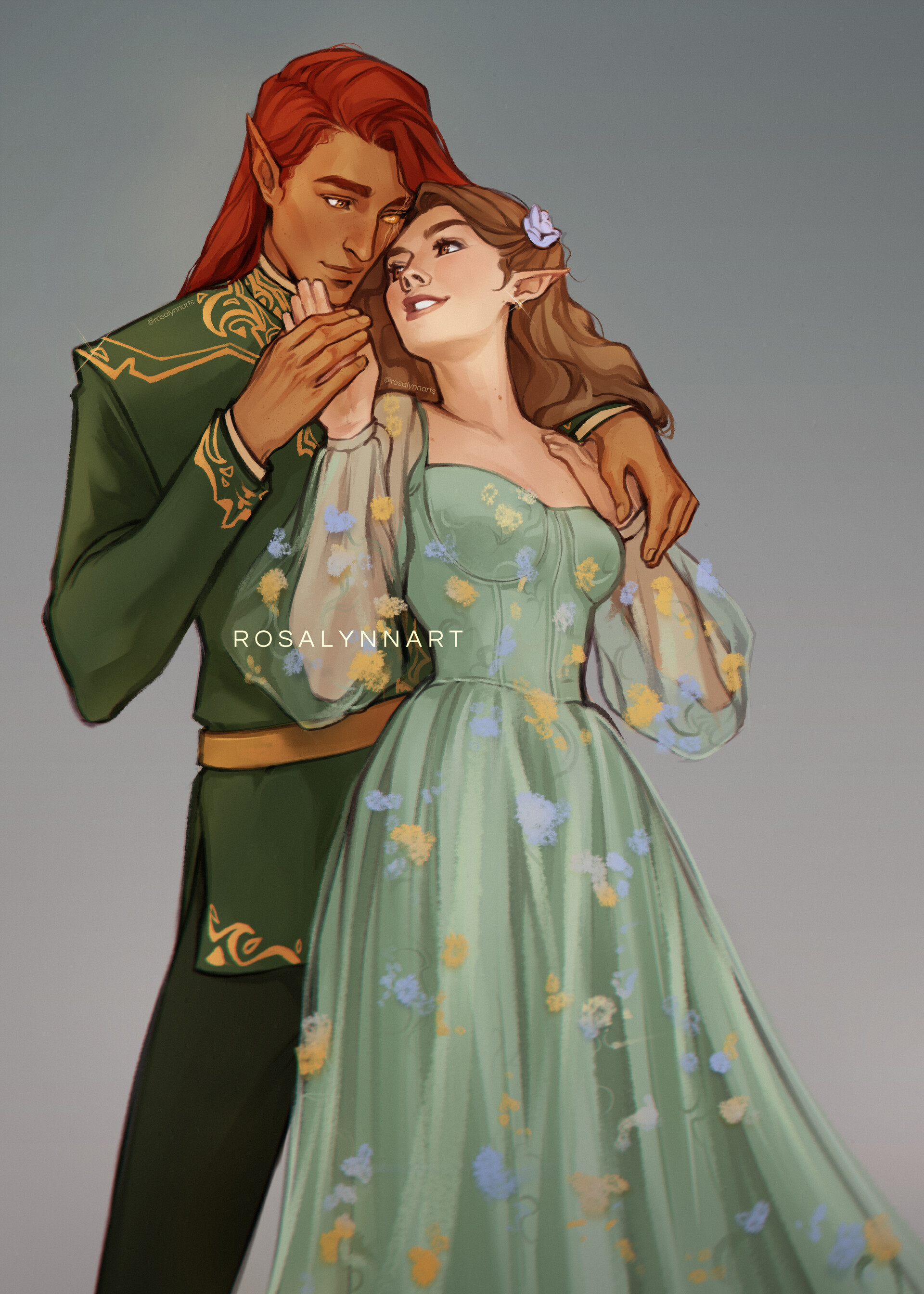 ArtStation Gentle touch Elain Lucien