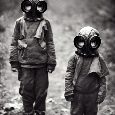 Dark philosophy darkphilosophy children in gas masks 37ab5755 ae8e 4c96 98cc a295c40513d9