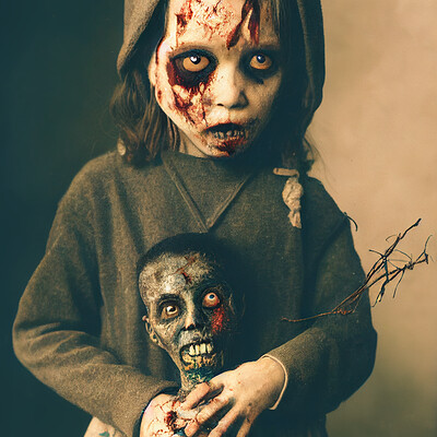 Dark philosophy darkphilosophy zombie child holding a voodoo doll 5a854601 8df3 4756 a07b 60e0297ef20d 1