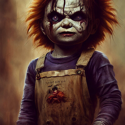 Dark philosophy darkphilosophy chucky hyper realistic face horror fantasy art i a0db4748 438a 4c14 83ba 3940660e2a69