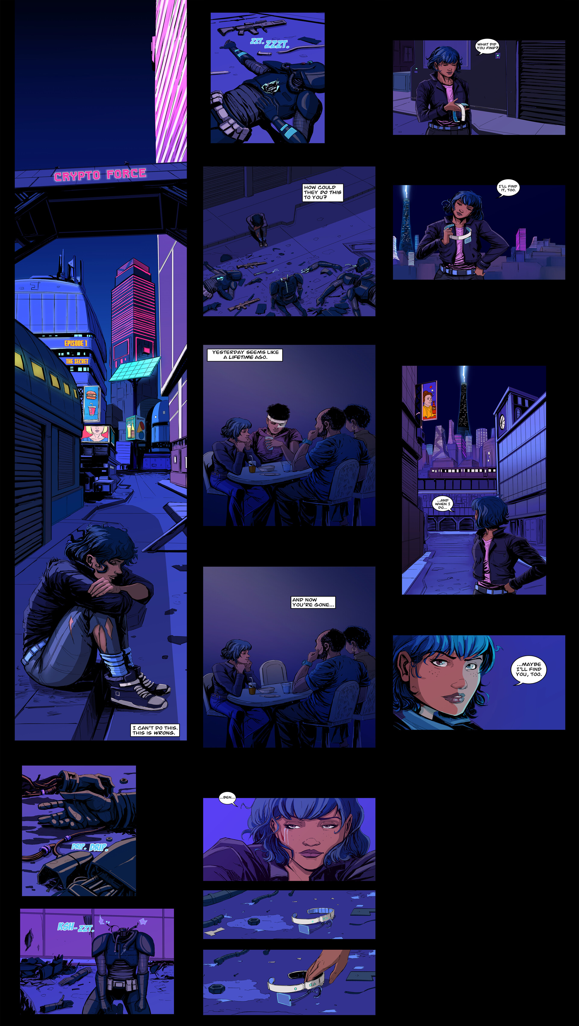 ArtStation - Crypto Force Comic EP 1