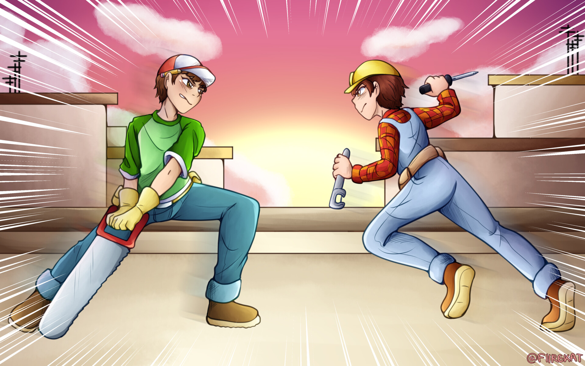 ArtStation Handy Manny vs Bob the Builder
