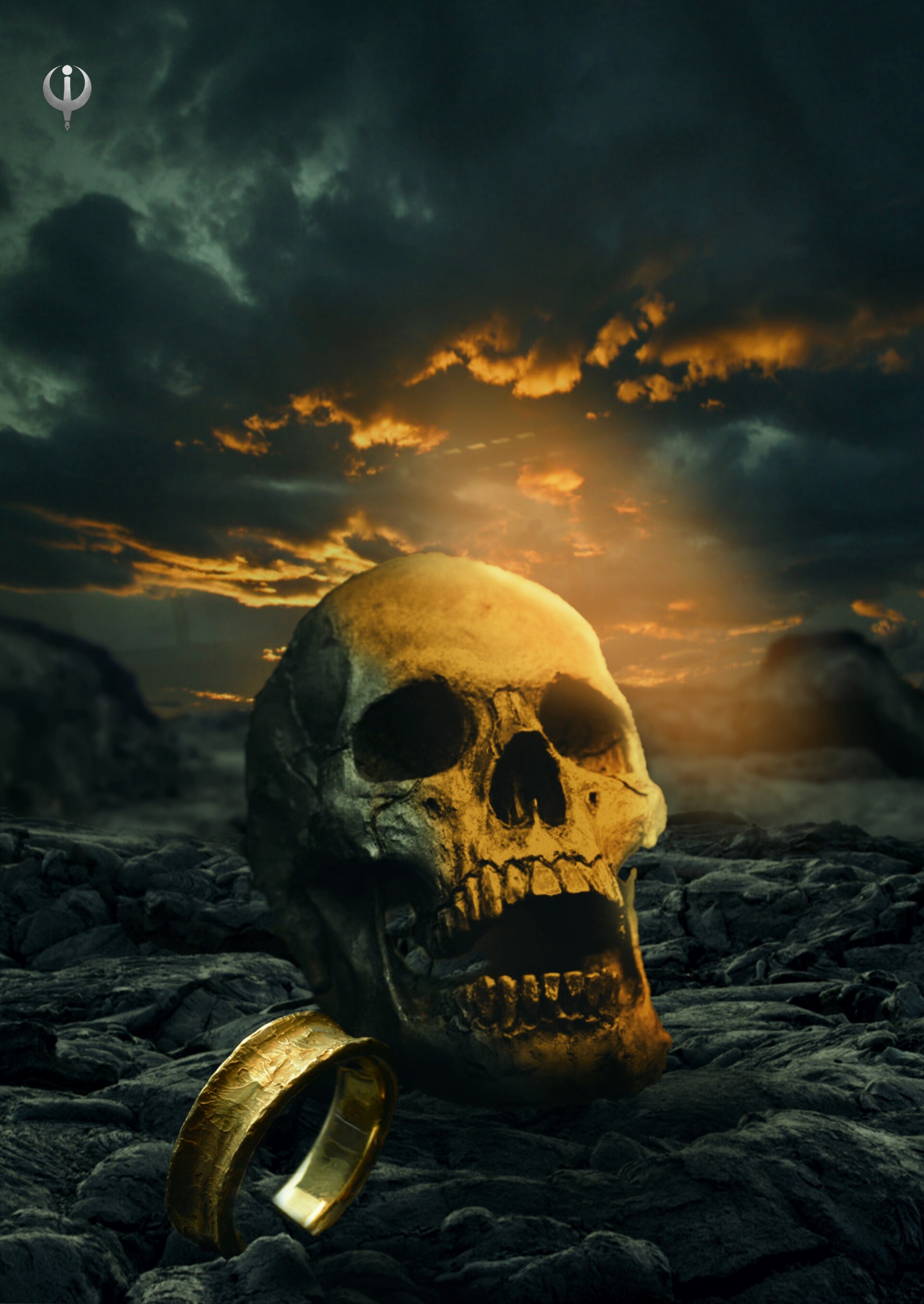 6357 Gold Human Skull Images Stock Photos  Vectors  Shutterstock