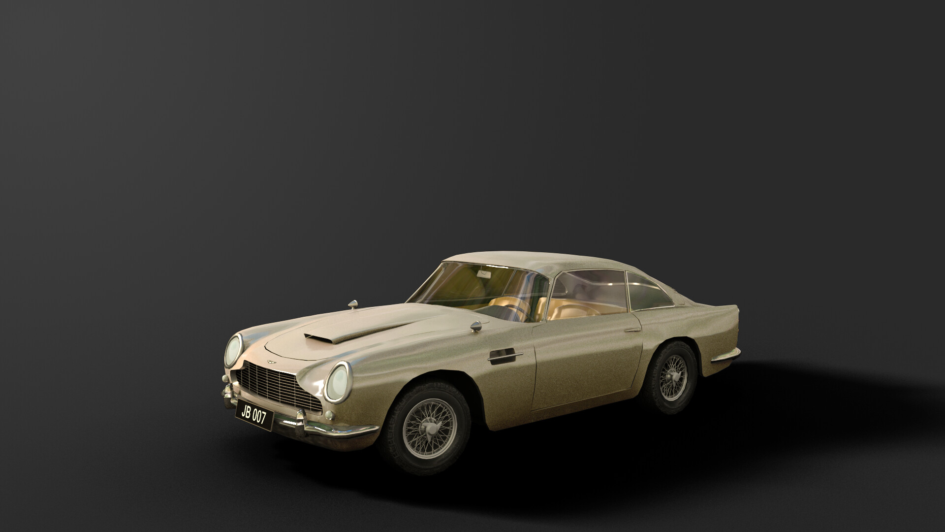 ArtStation - Aston Martin DB5 (James Bond) - 3D Model