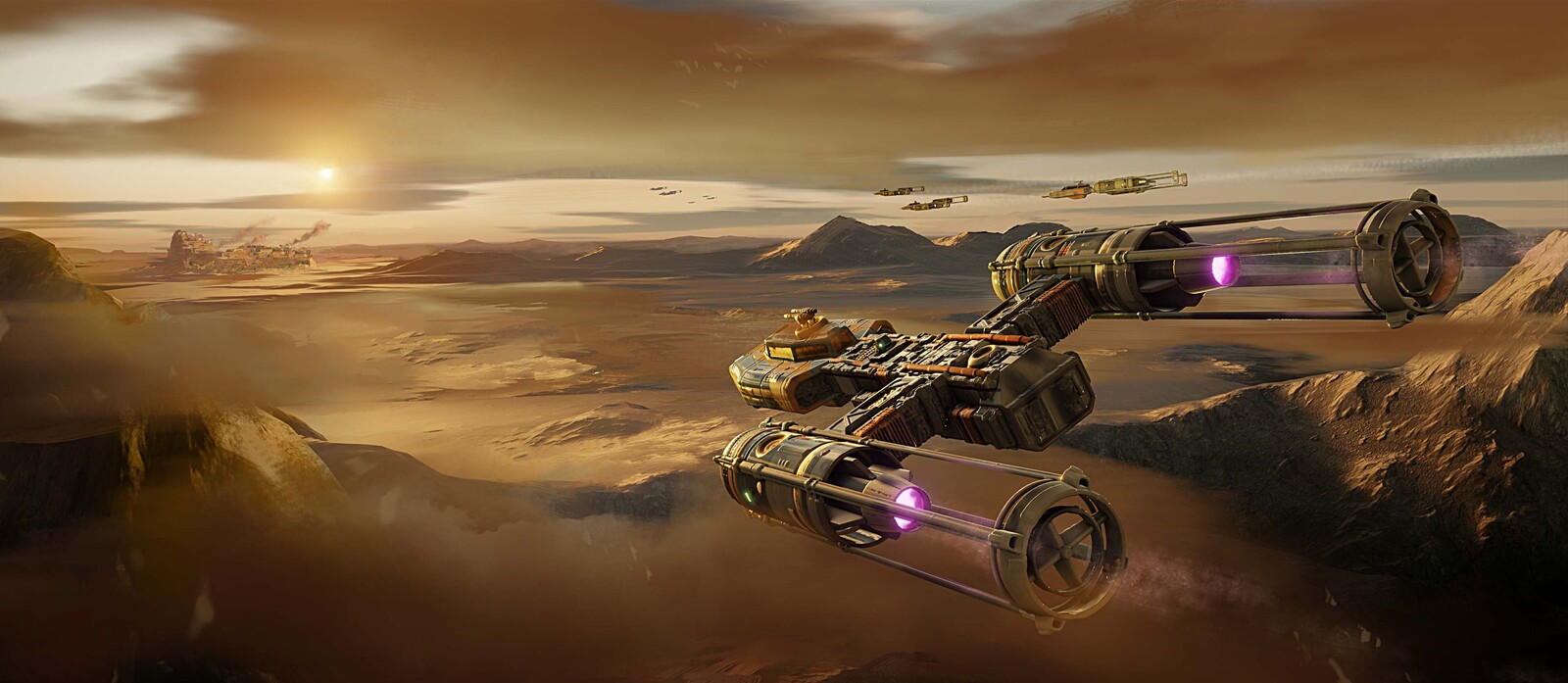 Gold Squadron Attack Run