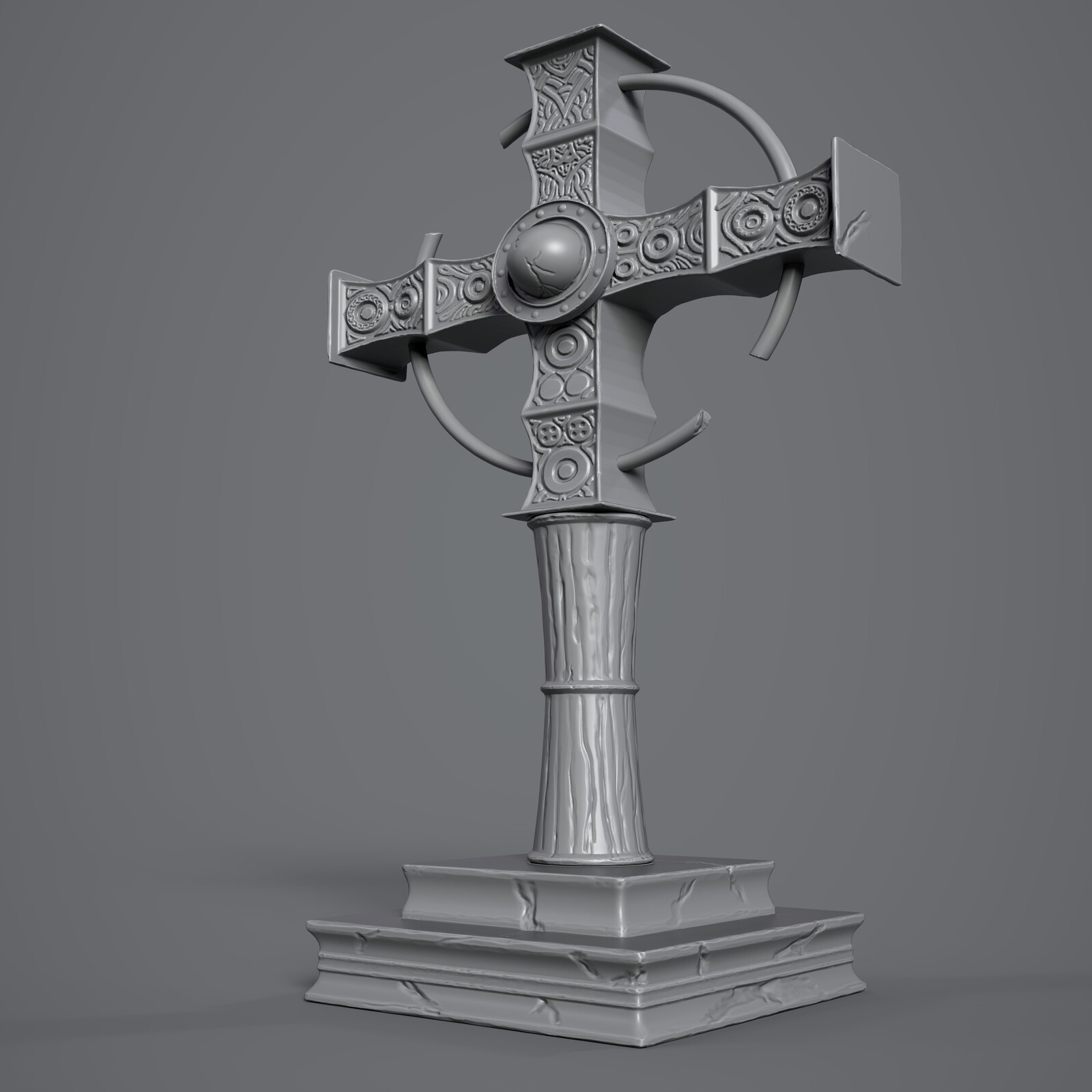 Gray High Poly
