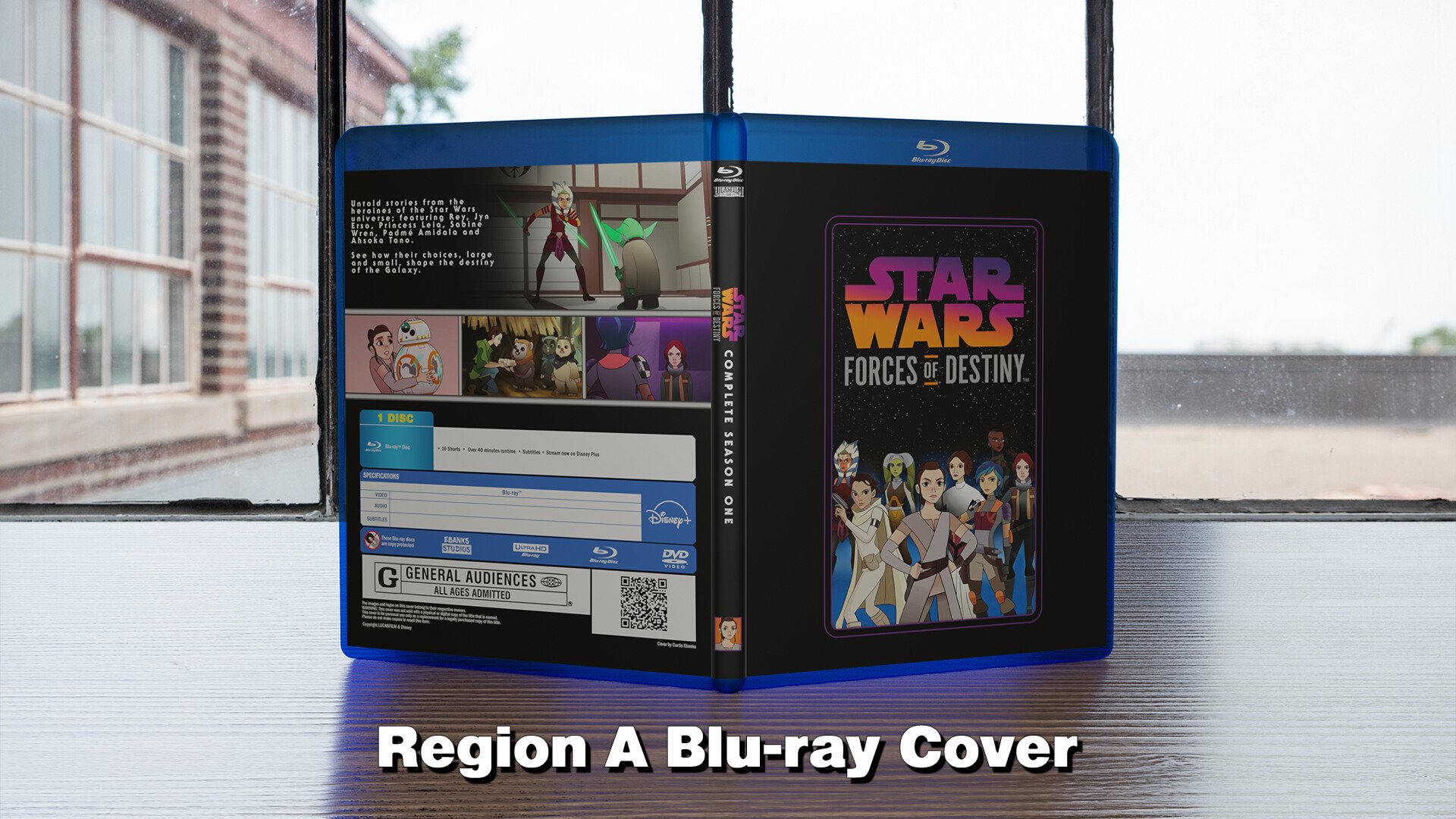 ArtStation - Star Wars: Forces of Destiny Season 1 Custom Blu-ray Cover