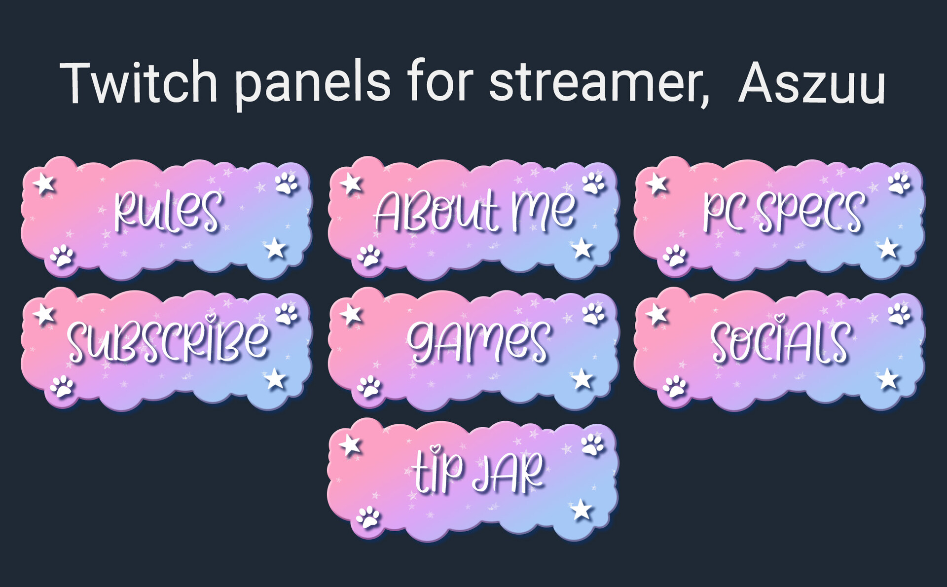 Emma (Zilla) Schoenfelder - Twitch Panels Examples