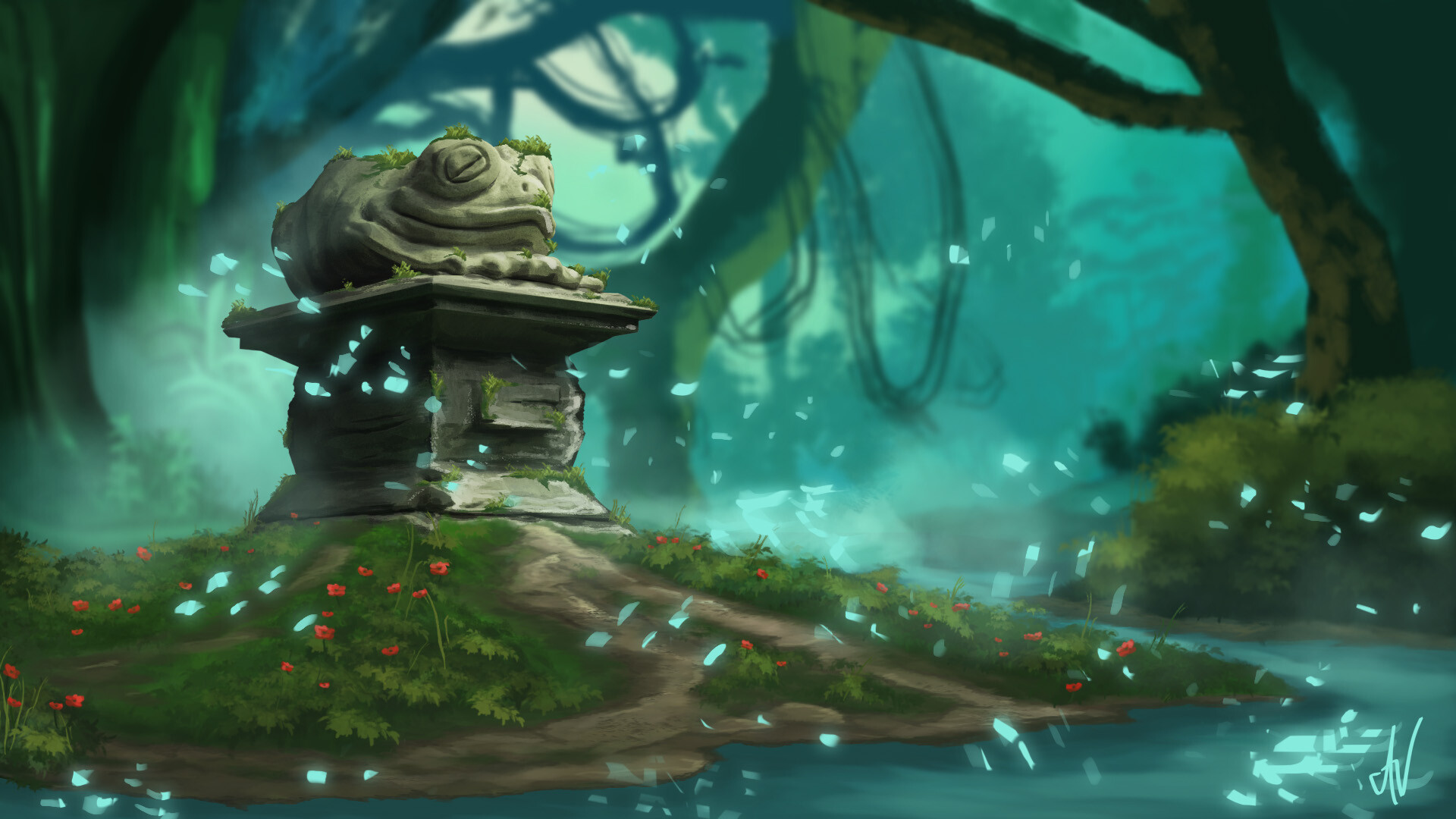 ArtStation Sacred Frog