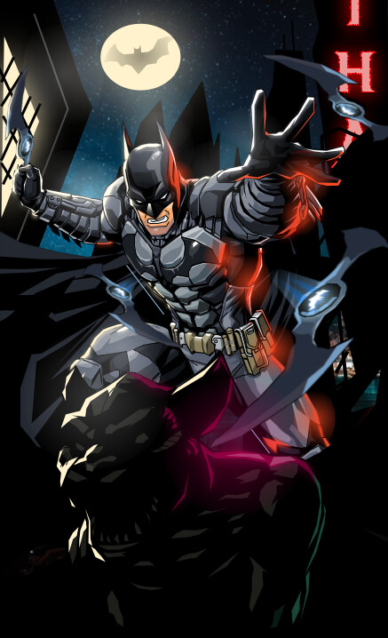 ArtStation - Batman : Arkham knight (full piece)