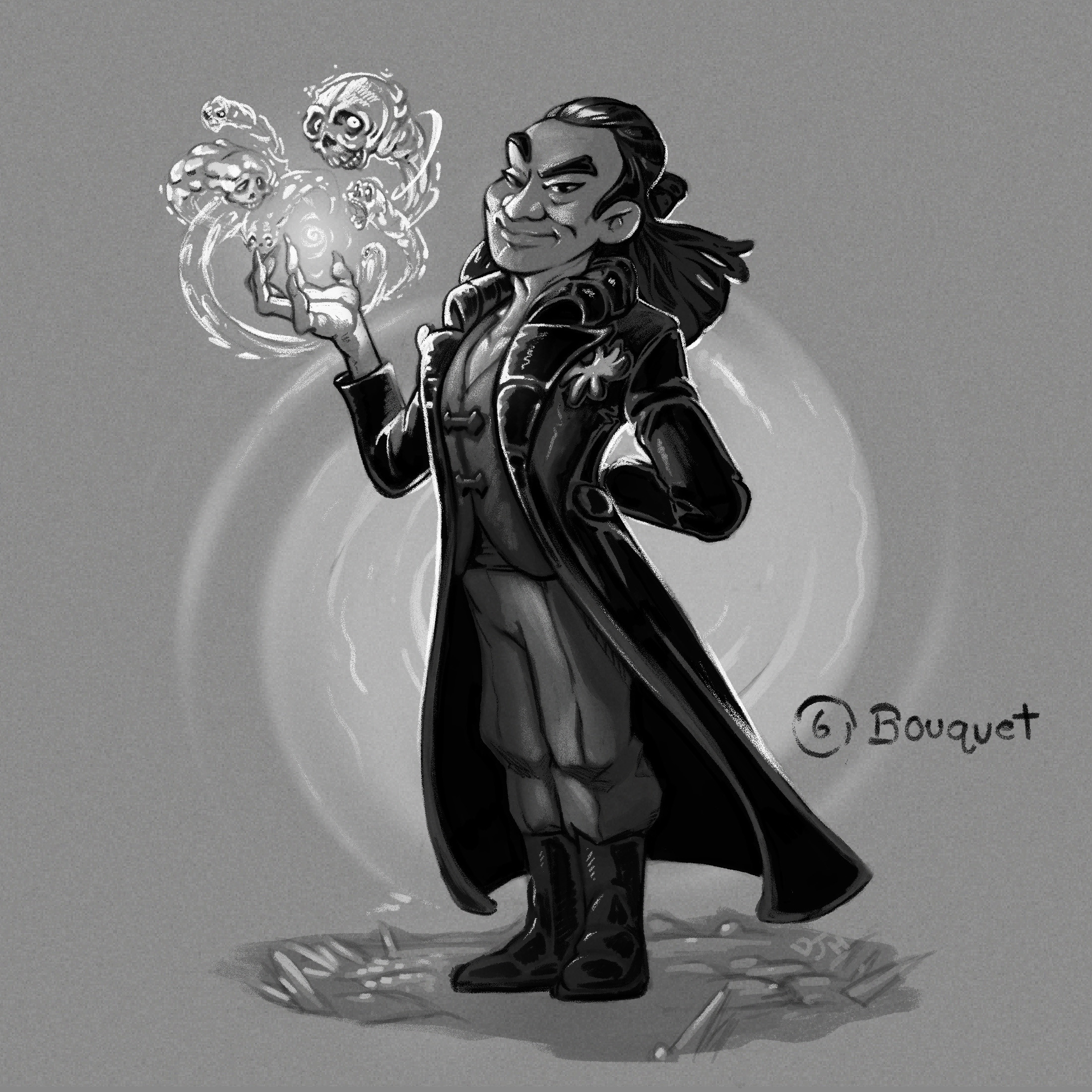 Day 6. Bouquet..... of Souls.
Shang Tsung from Mortal Kombat.