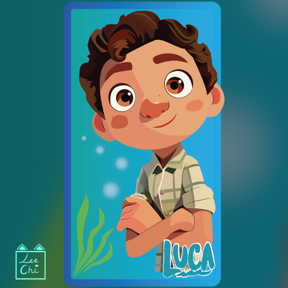 Artstation Luca Illustrator Project