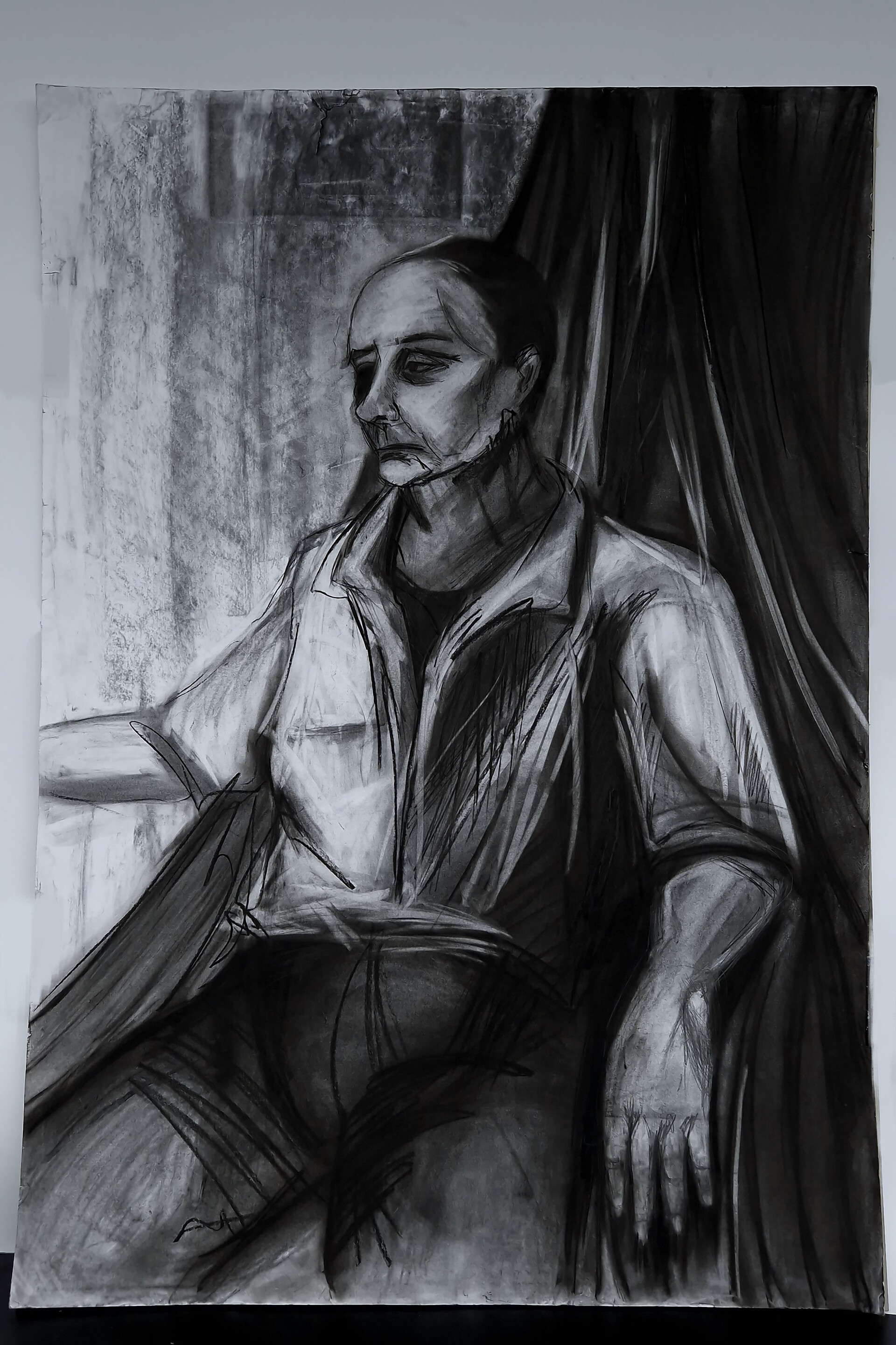 ArtStation The study of a troubled man