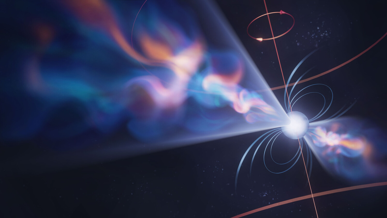 Pulsar / Neutron Star • Science Illustration • NANOGrav • 2022