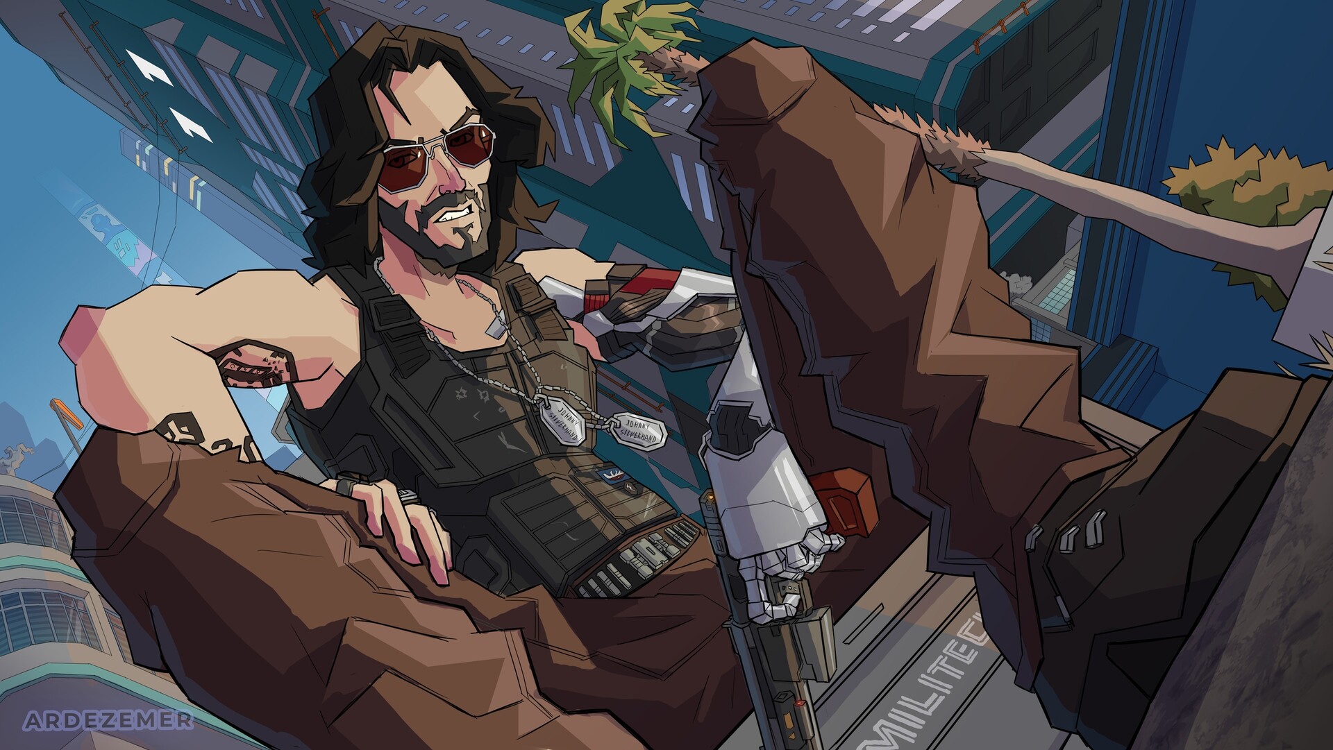 Artstation cyberpunk 2077 arts