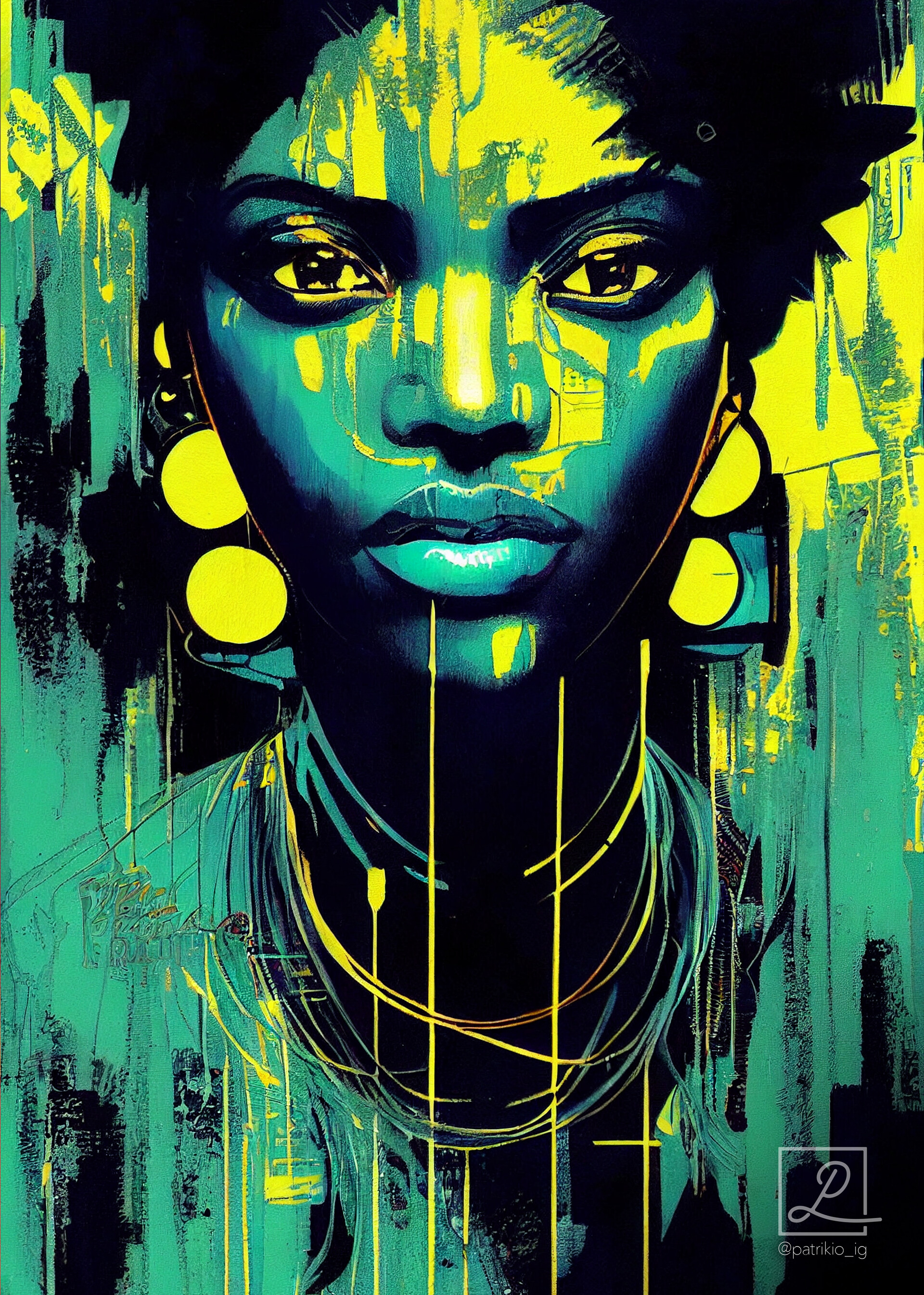ArtStation - African Cyberpunk Citizen