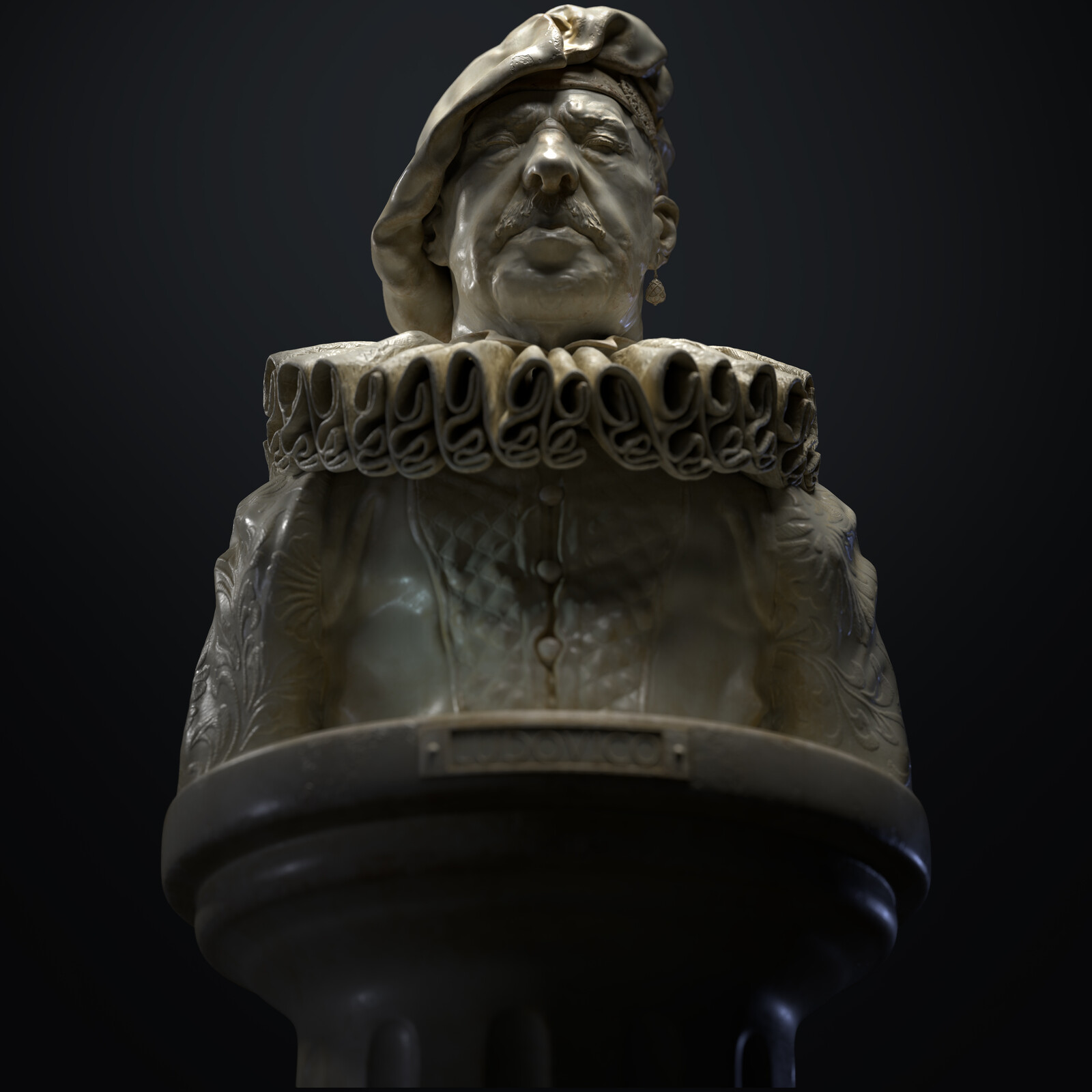 Height: 76cm.( without the base)