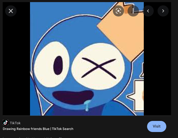 how to draw the blue monster from rainbow friends｜TikTok Search