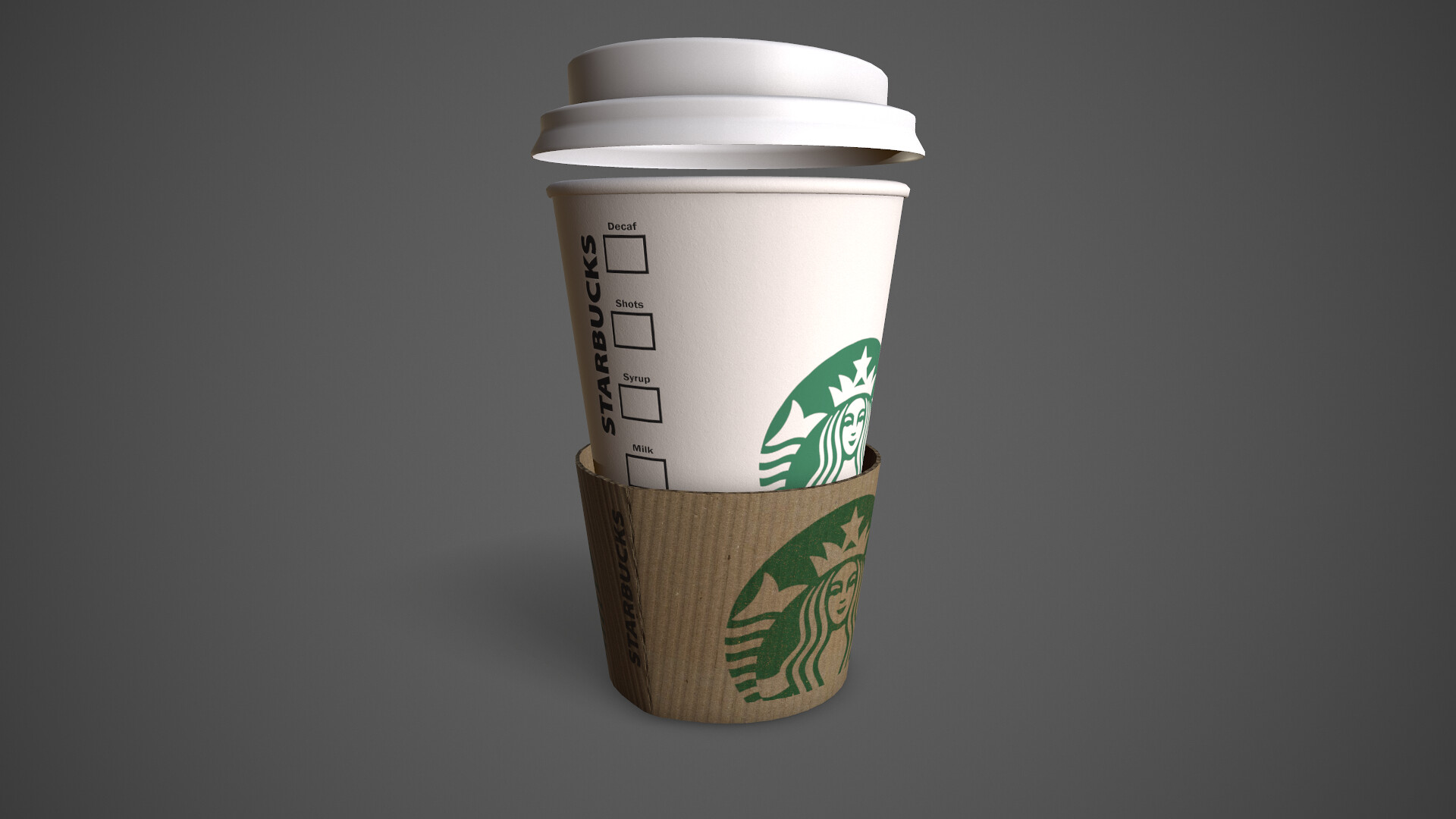PBR Starbucks Coffee Cup - PROMOTION | 3D model