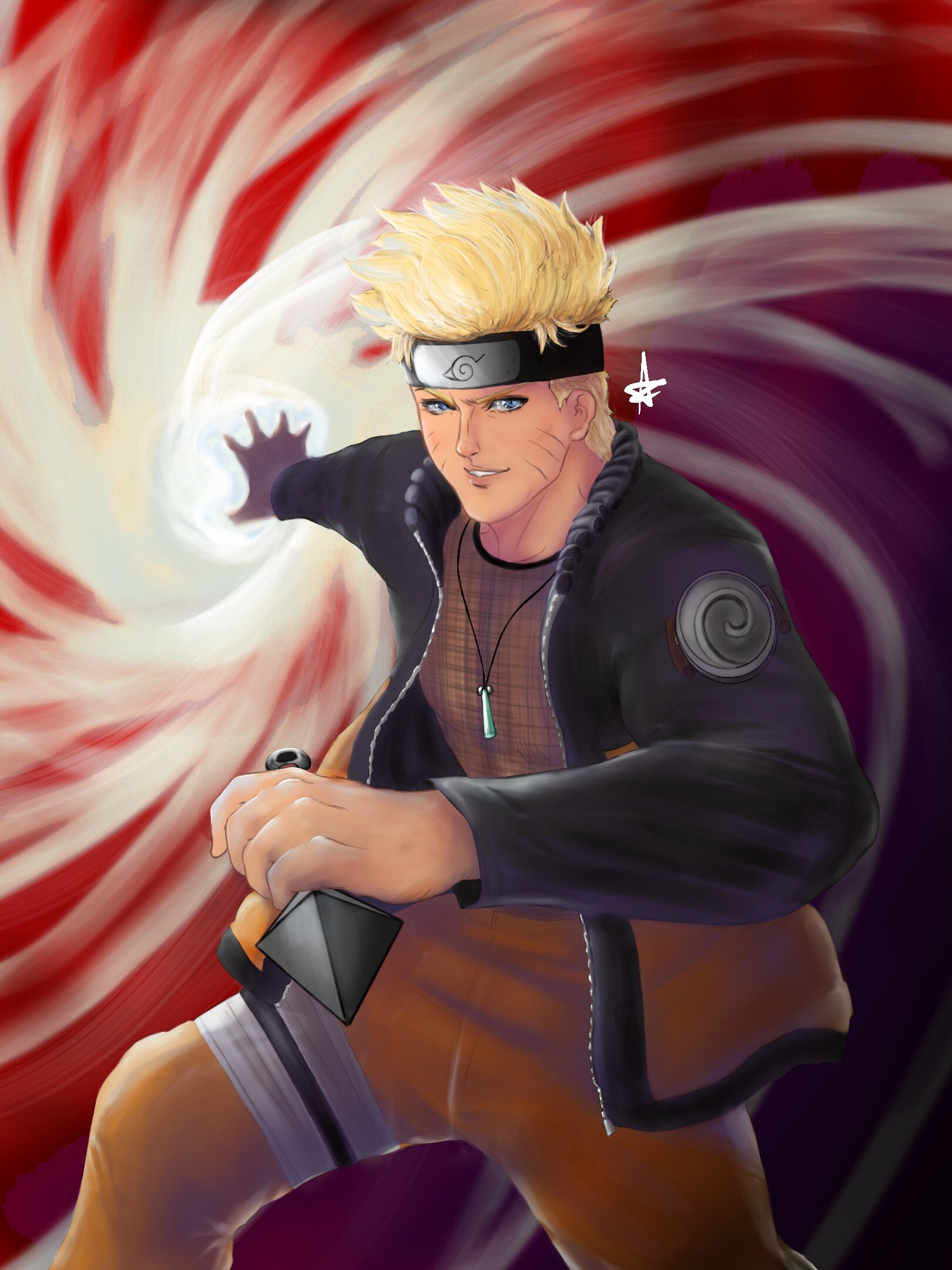 ArtStation - Naruto 28 REMASTER Colorized