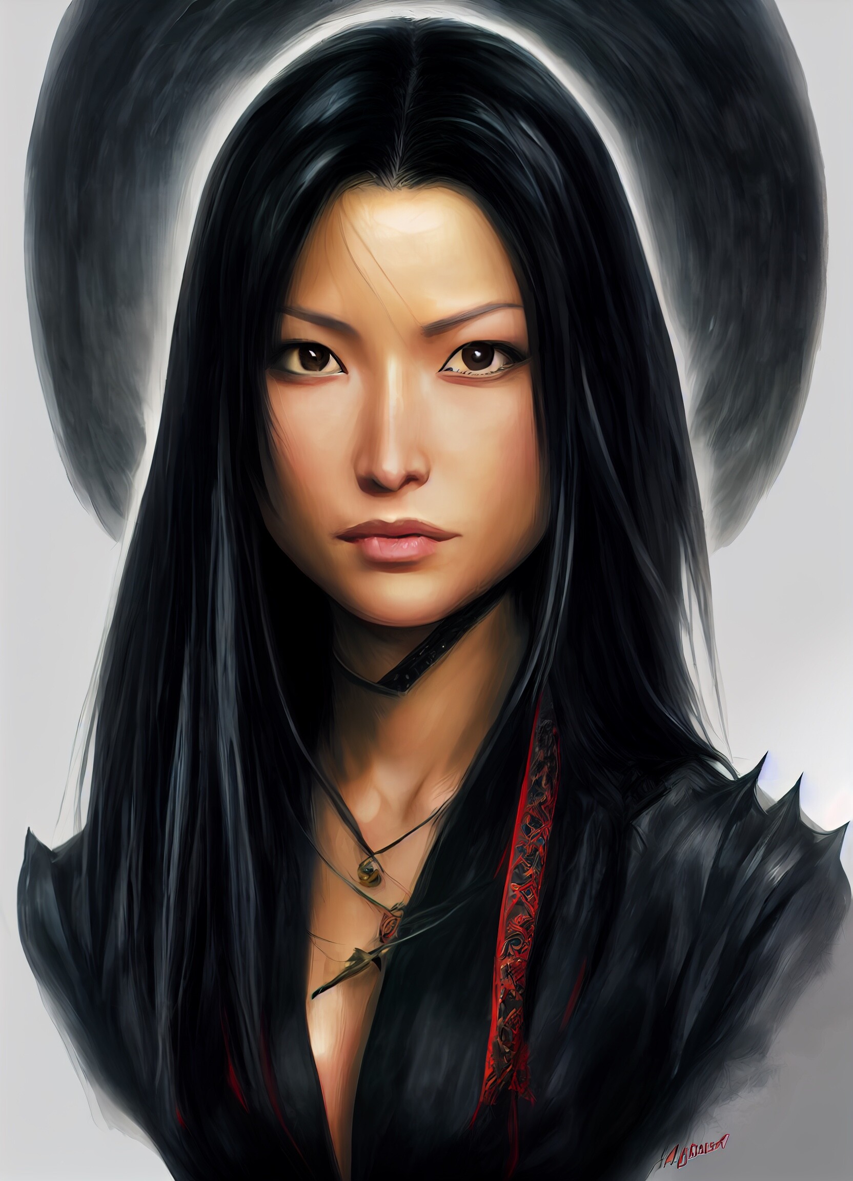 ArtStation - Kelly Hu Portrait in Ravenloft I