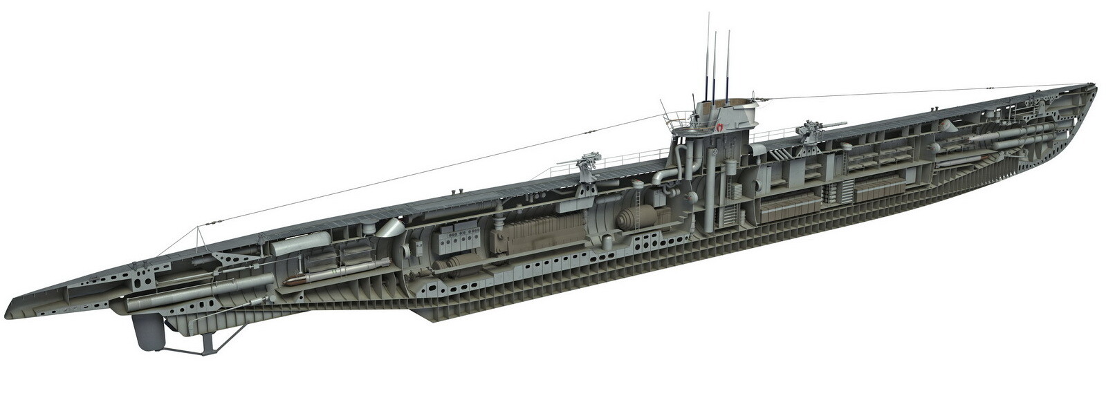 ArtStation German UBoat U181 (Type IXD2)