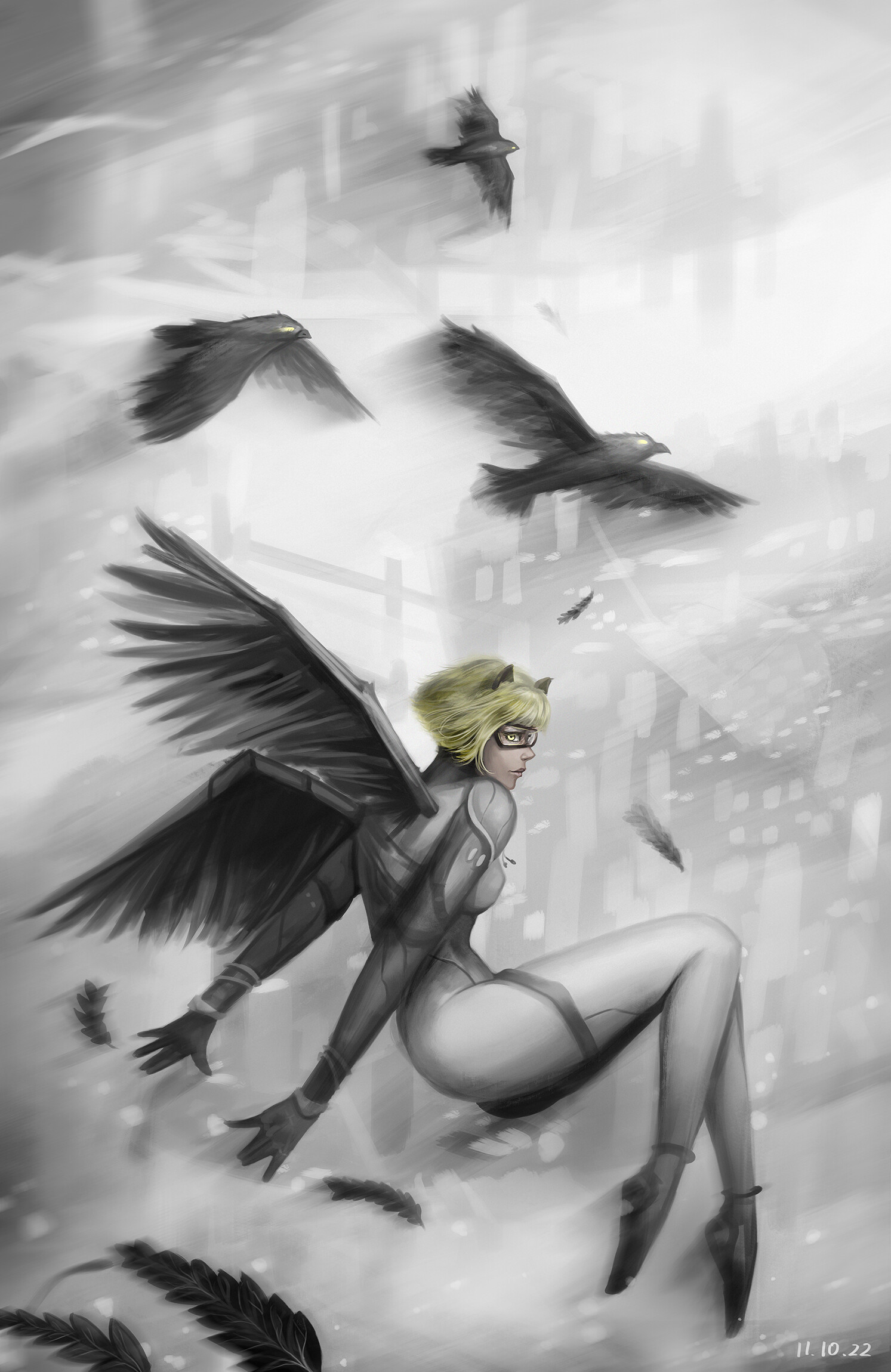 Bird Lady by Bahadır Atcı