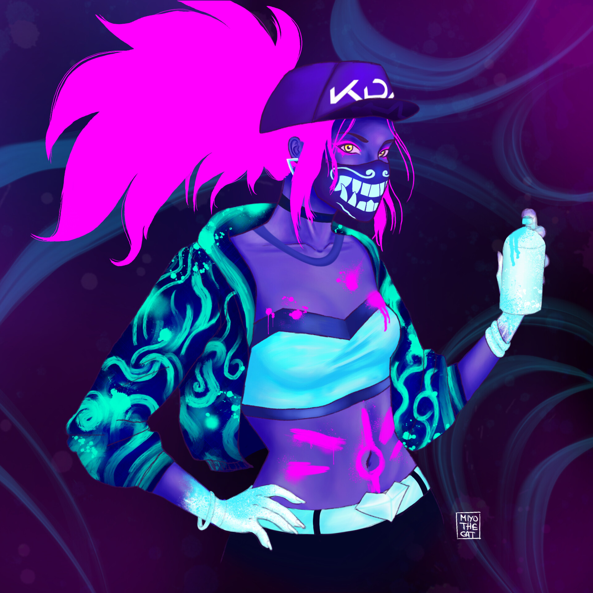 ArtStation - KDA Akali Fanart