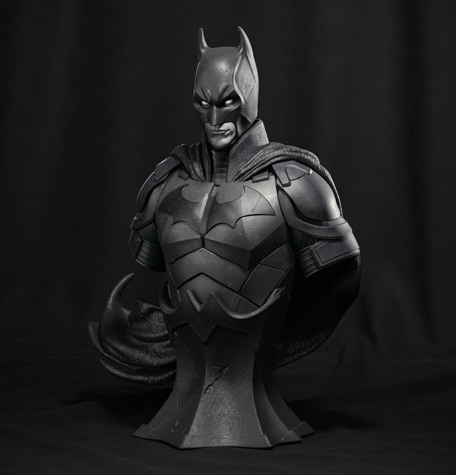 ArtStation - Batman bust fan art