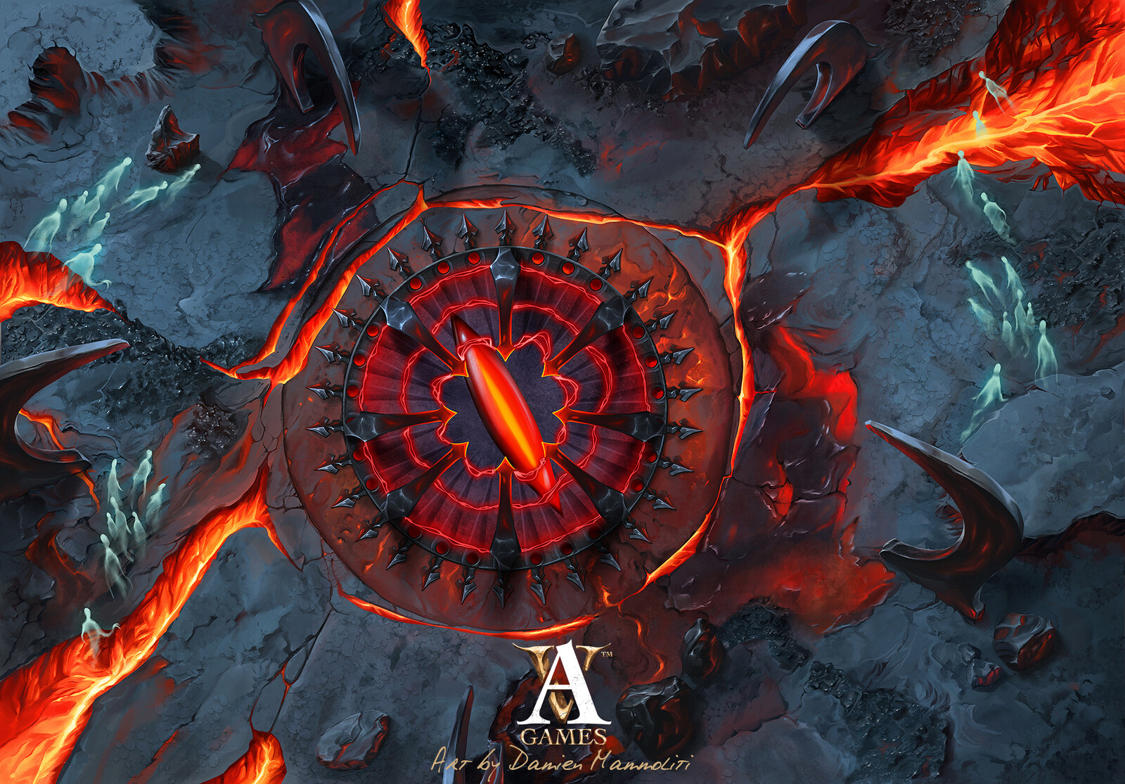 Infernal Hellscape Map - Archvillain Games
