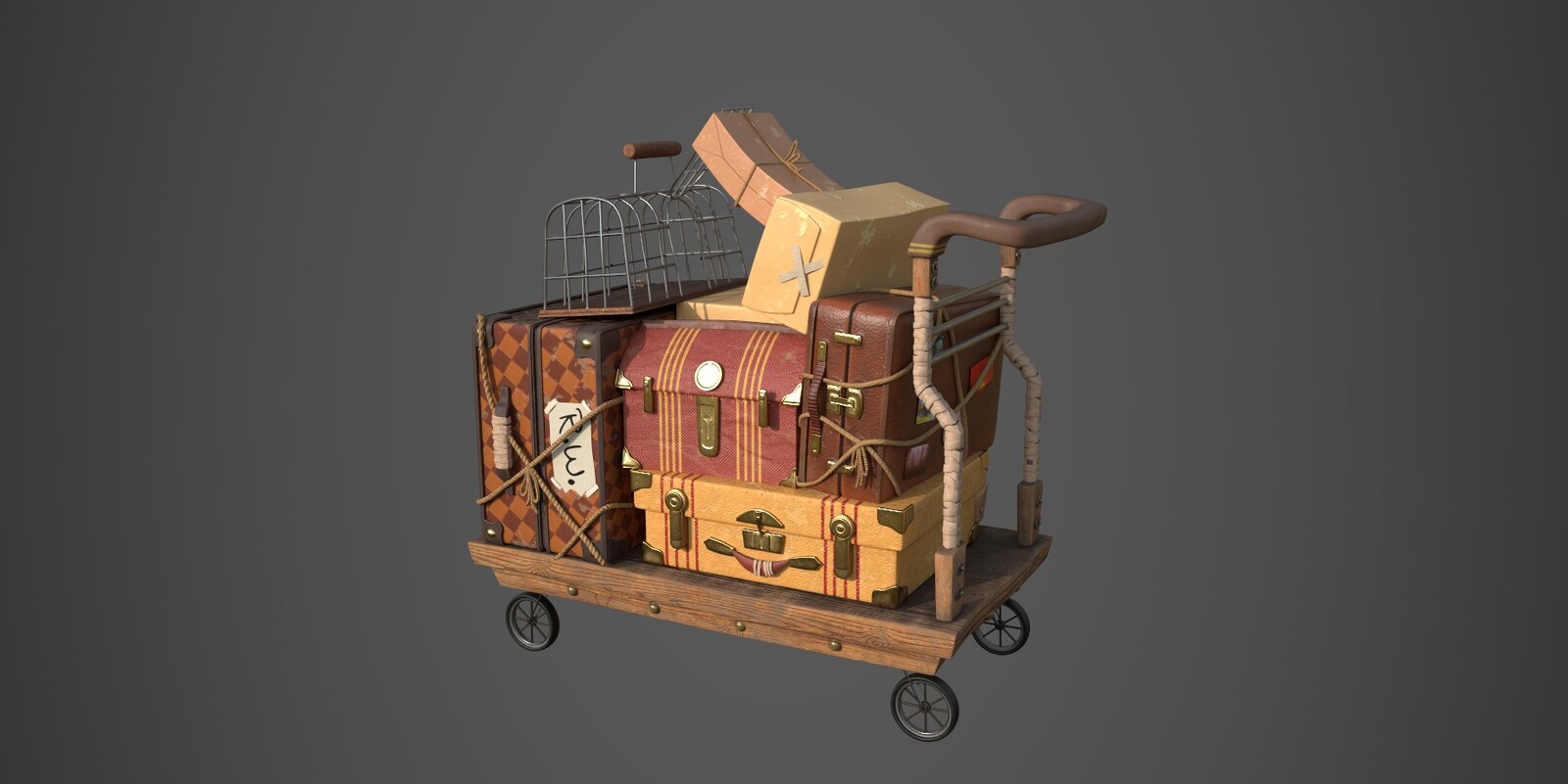 Trip responsible for modeling, texturing and lookdev