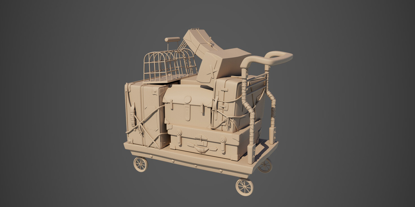 Trip responsible for modeling, texturing and lookdev