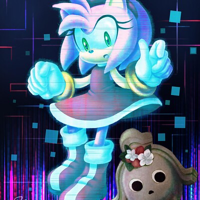 ArtStation - Amy Rose - Sonic Movie Version (Fan Concept)