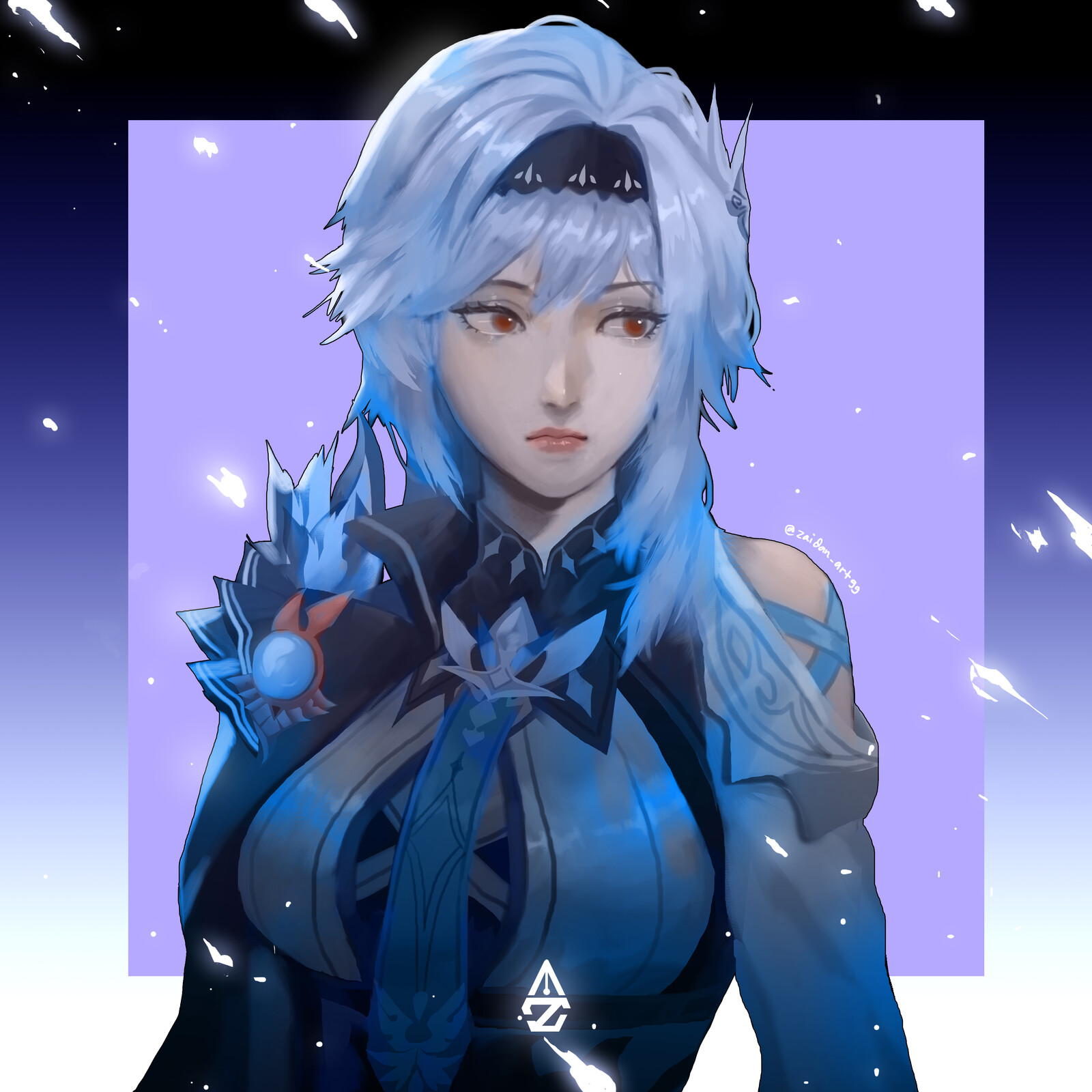eula genshin impact fanart