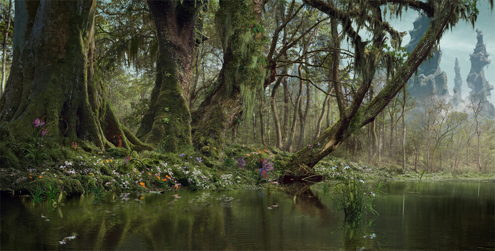 'Oz the Great and Powerful' : Matte Painting 