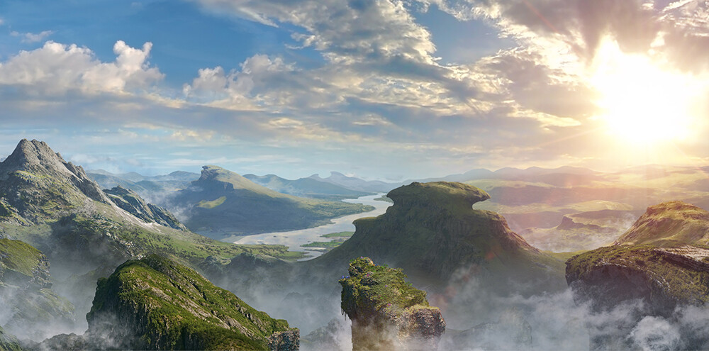 'Oz the Great and Powerful' : Matte Painting 