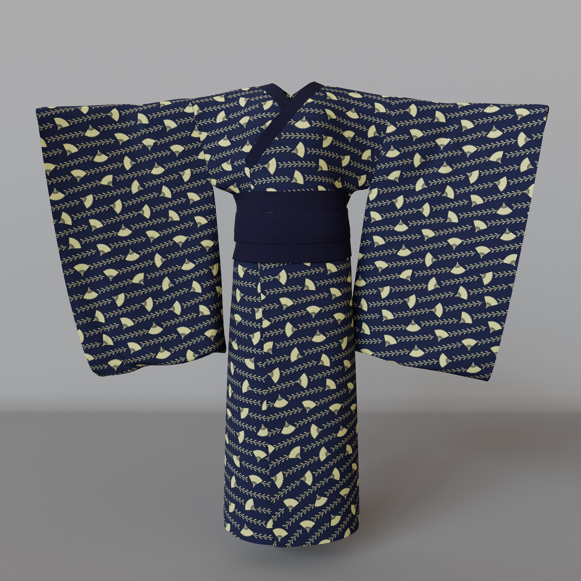 ArtStation - Japanese Kimono