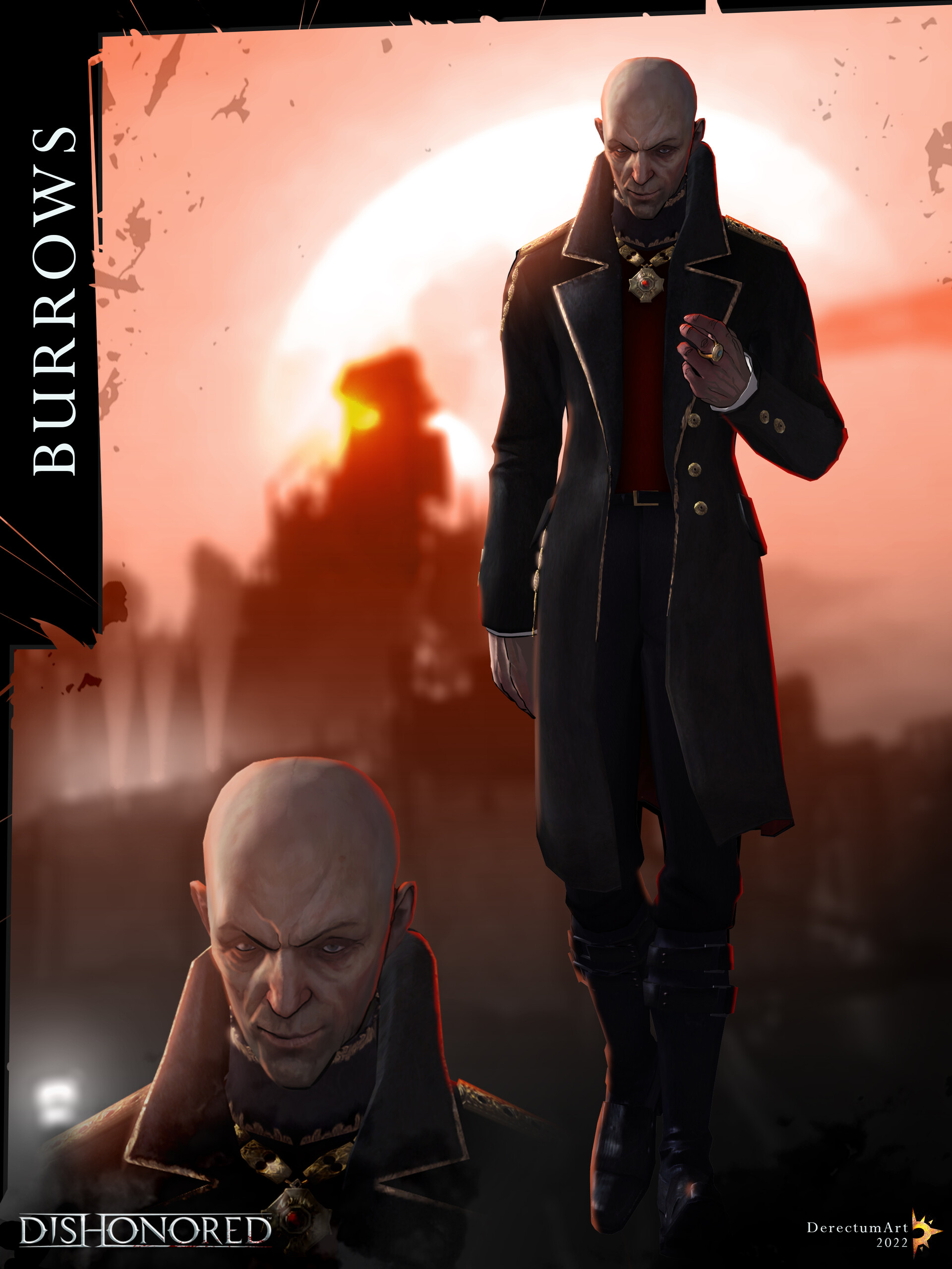 ArtStation Dishonored Hiram Burrows