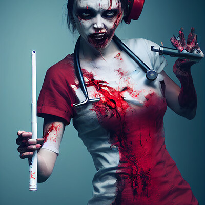 Dark philosophy darkphilosophy zombie vixen nurse holding a syringe beautiful s 38351ac7 080a 4824 aee7 922ff2cd3466