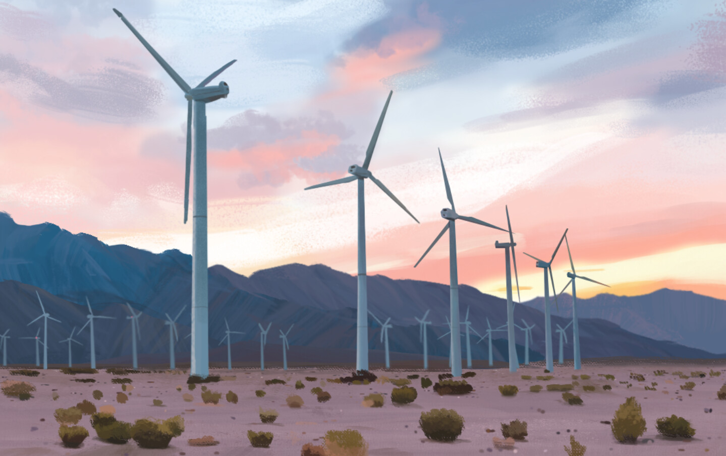 More Palm Springs windmills