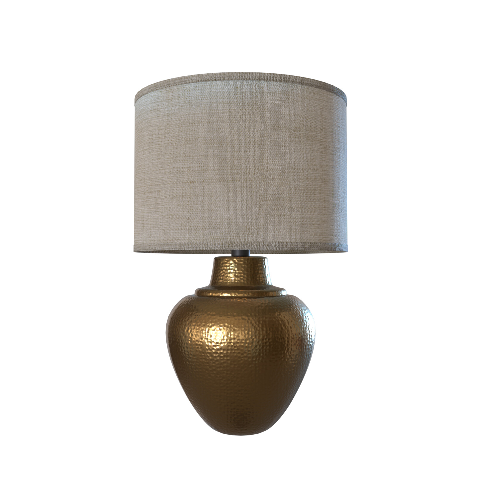 Hammered bronze Lamp
